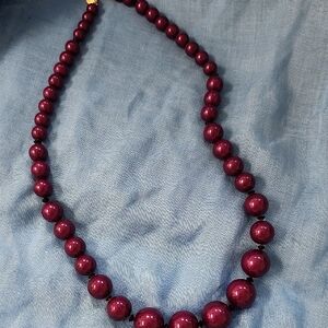 :🌟 VINTAGE VENDOME Runway Purple Glass Bead Necklace 🌟